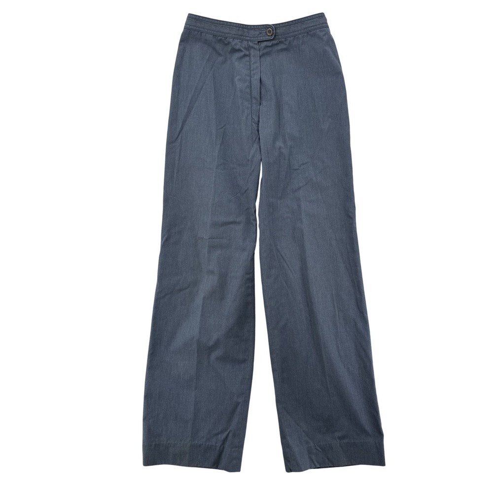Chris Allan Paris Pants Womens 6‎ Blue Wide Leg Vintage 80s High Rise Trousers
